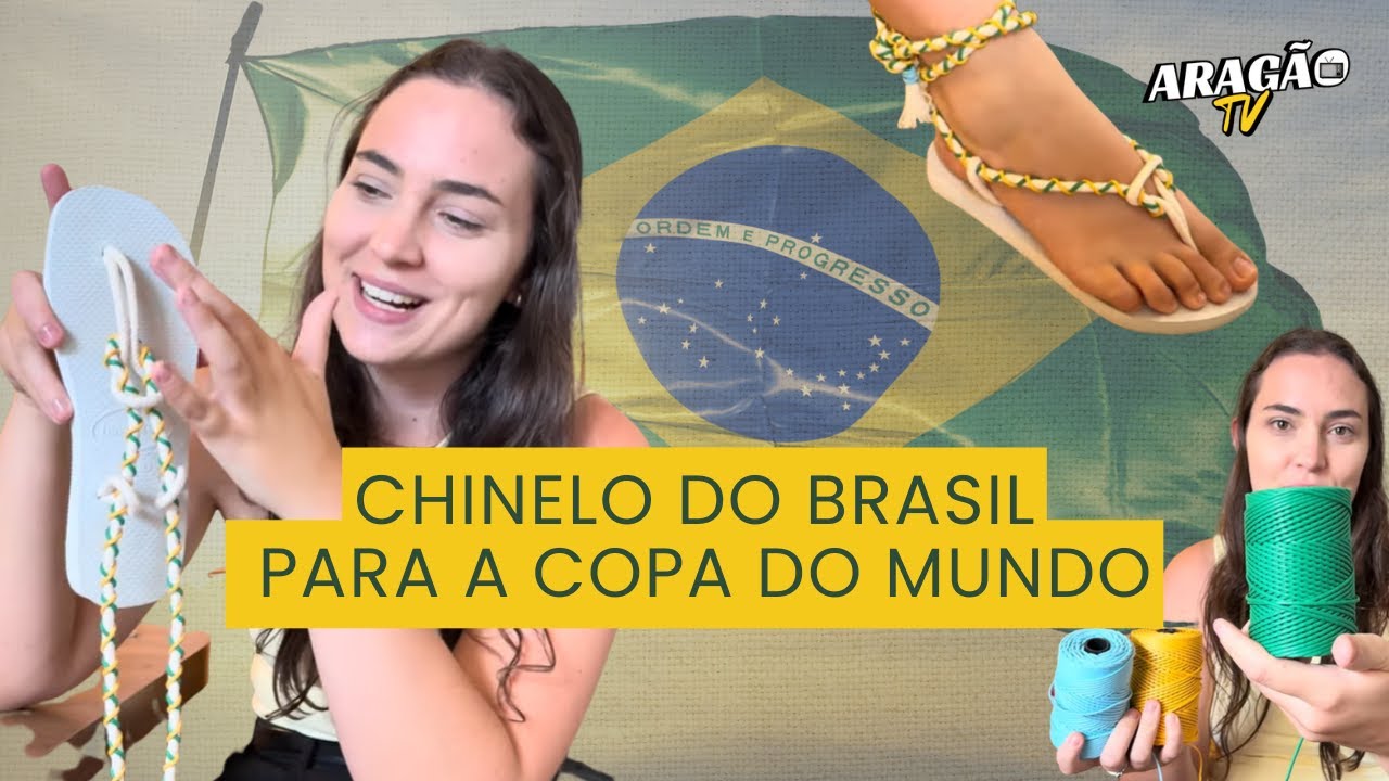 Personalize seu Chinelo para a Copa do Mundo!!