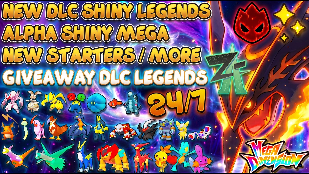 FREE Shiny Legend Rayquaza, Zygarde, Darkrai etc.✨GIVEAWAY Shiny Legends✨Shiny New Legends✨