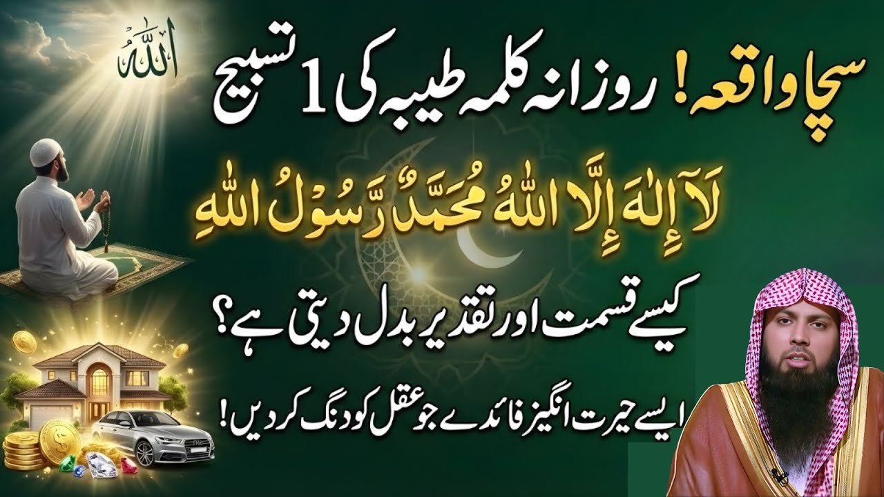 Kalma Tayyaba Parhne Ki Fazilat 🤲 | Benefits of La Ilaha Illallah | Qari Sohaib Ahmed
