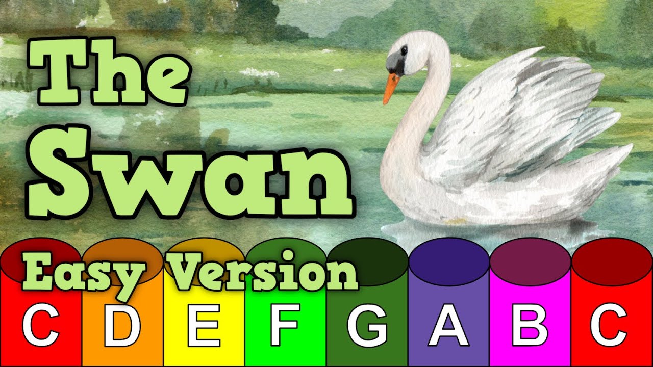 The Swan (Easy Version) - Carnival of the Animals [Saint-Saëns] - Boomwhacker Play Along