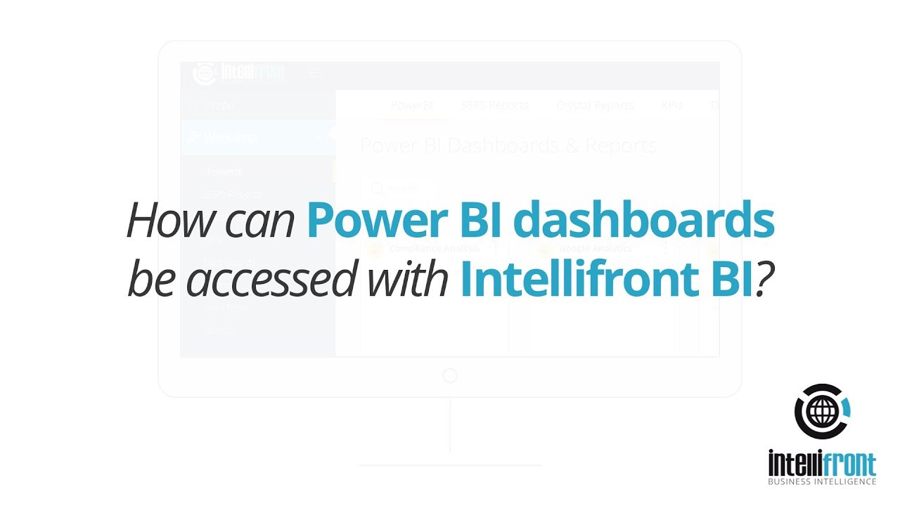 How can Power BI Dashboards be Accessed with Intellifront BI?👊