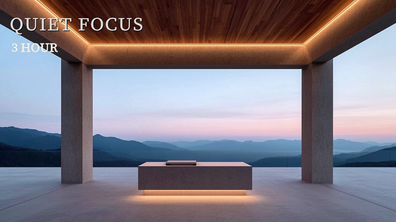 [Quiet Focus] Sunny Morning Reading — 맑은 아침 창가 공부 음악 (3 Hour)