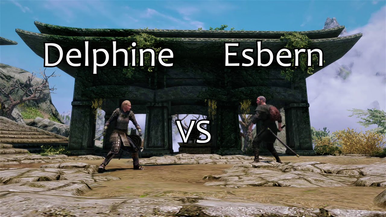Skyrim Battles: Delphine vs Esbern!