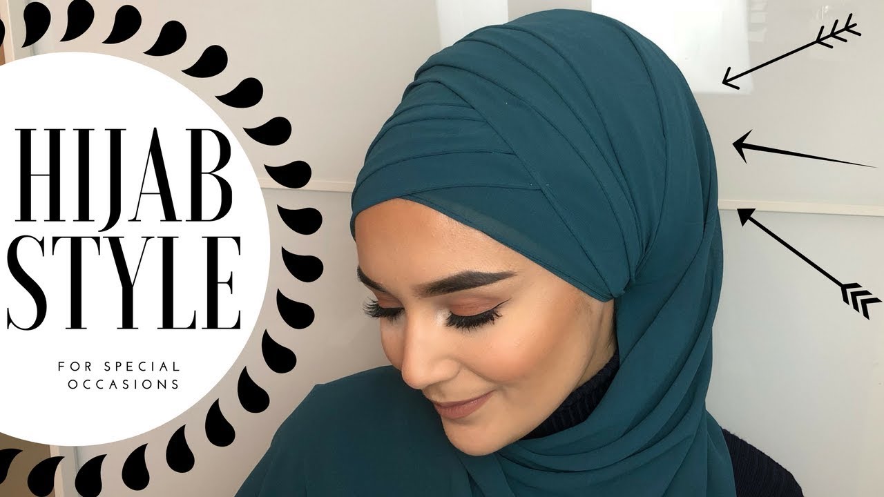 Folded Hijab Style I Occasional