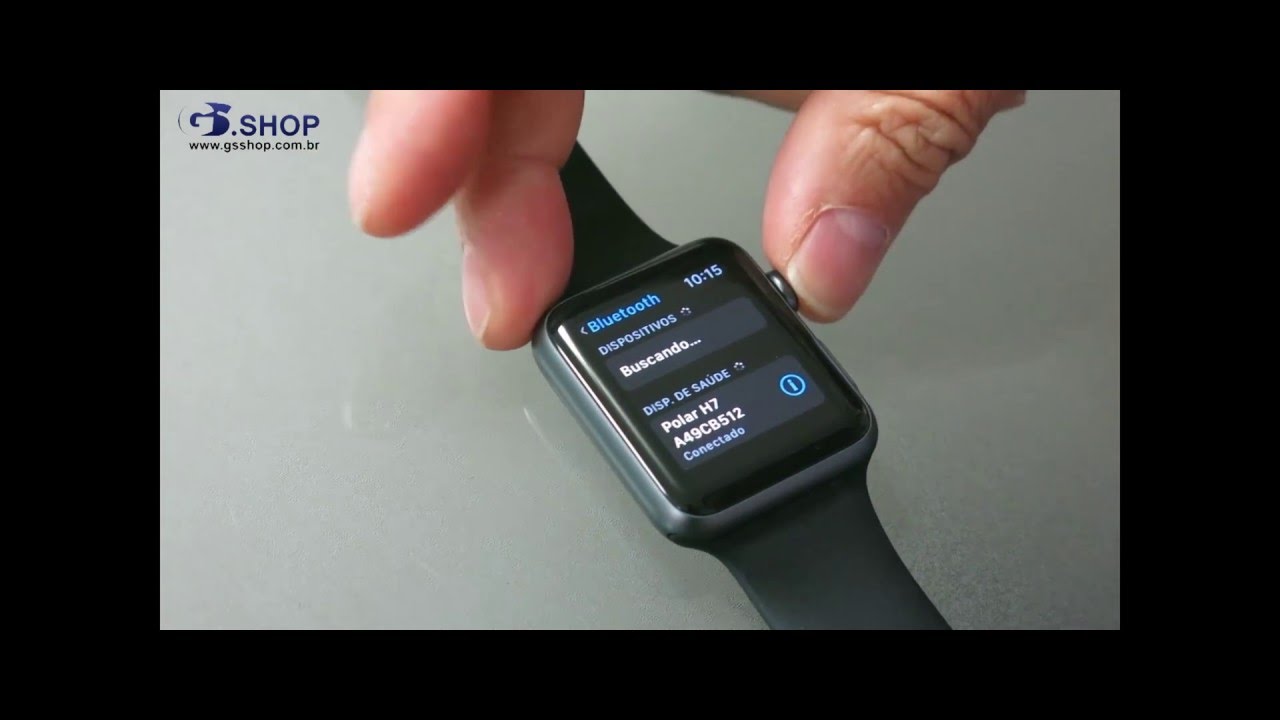 Relogio Apple watch com Cinta Polar H7 Bluetooth Setup configura&ccedil;&atilde;o
