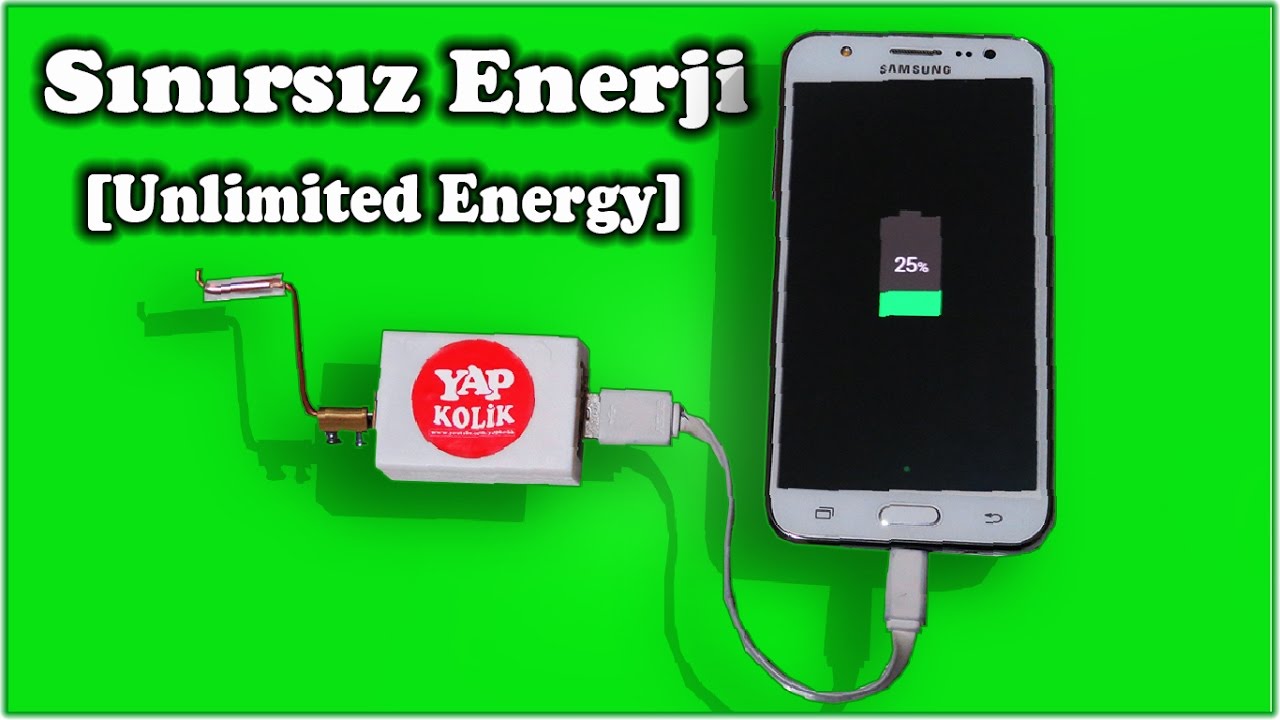 Telefonu Sınırsız Şarj Eden Şarj Aleti Yapımı - Jeneratör