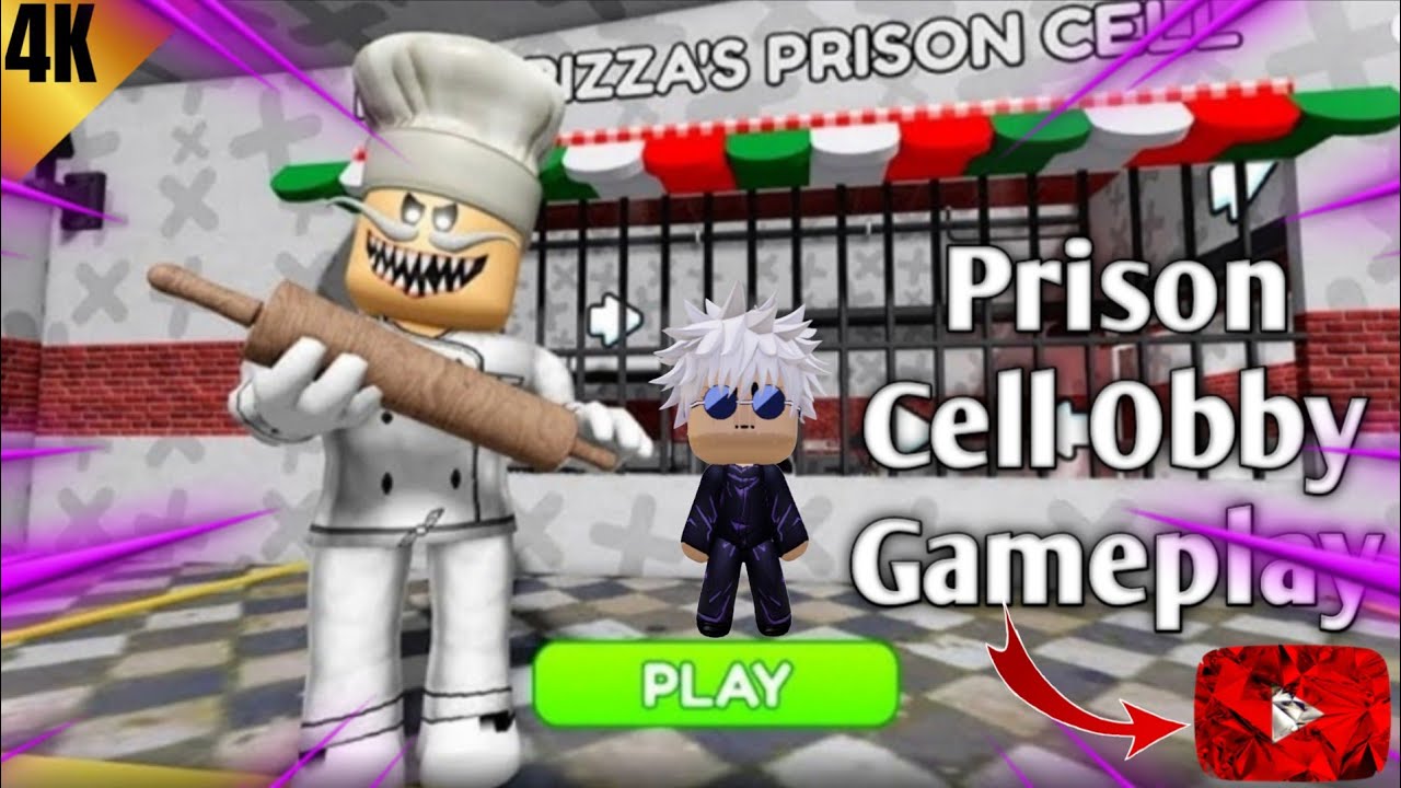 PIZZA’S PRISON CELL ESCAPE! 🍕🔒 Full Gameplay Walkthrough (No Death) 4K | Roblox Obby