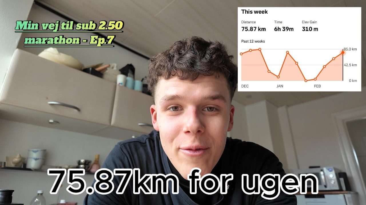 Tilbage til long runs og intervaller || Full week of training || min vej til sub 2.50 marathon ep 7