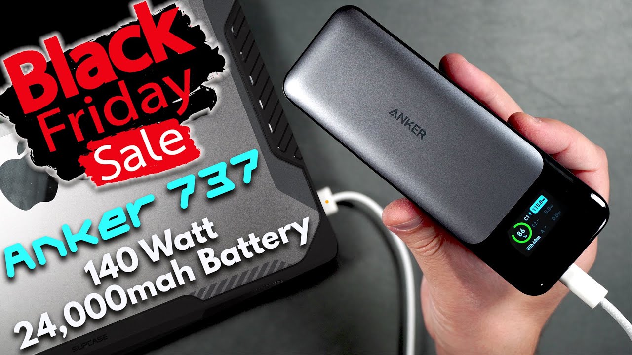 Never Get Battery Anxiety with This HUGE Portable Battery Charger - Anker 737 Power Bank