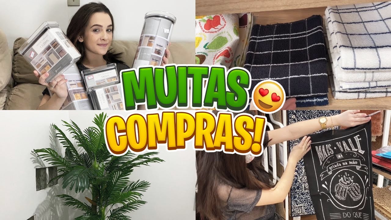 FIZEMOS MUITAS COMPRINHAS PARA CASA NOVA