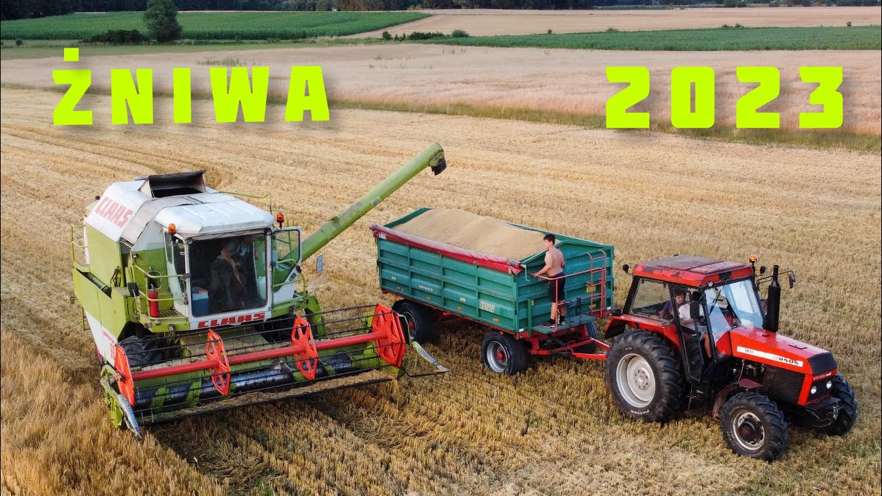 ✅ŻNIWA 2023!✅Jęczmień pod kosę✅CLAAS DOMINATOR 96✅