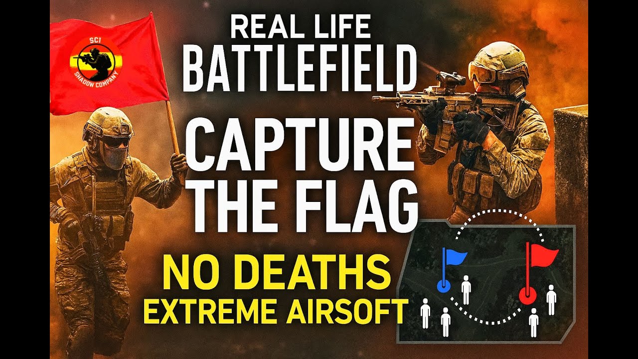 Battlefield en la vida real: ¡Captura sin morir! | Airsoft extremo en España.