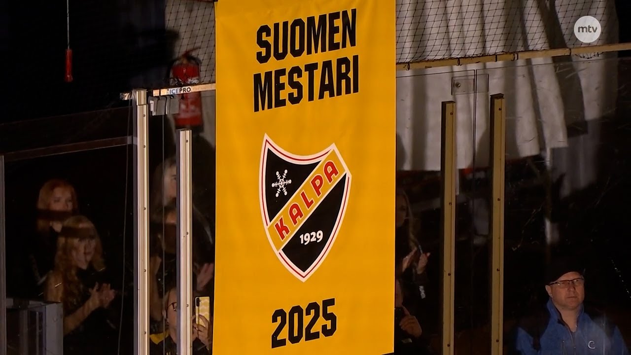 KalPan Suomen mestaruusviiri kohosi Olvi Areenan kattoon! 🏆