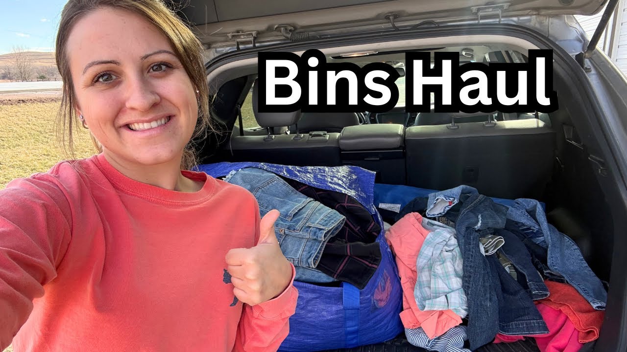 Thrifting haul | Goodwill Outlet | Bins | Full time reseller | Brand and style based sourcing