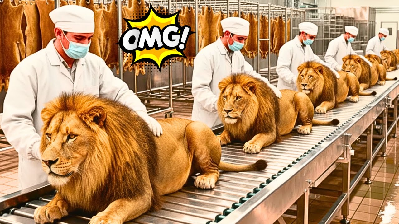Inside the Lion Skin Factory - How It Became a Million Dollar Luxury Good | Mass Production