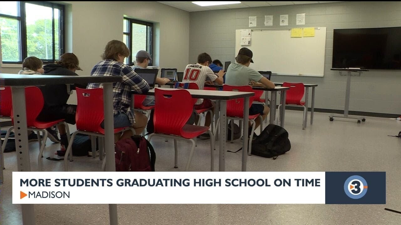 More students graduating high school on time