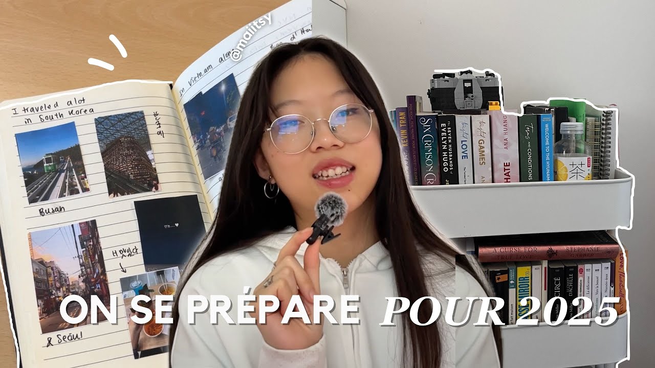 getting ready for 2025 ☆: journaling, vision board, rangement