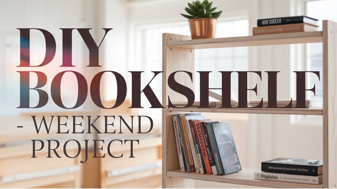 How to Build a Simple Bookshelf in a Weekend