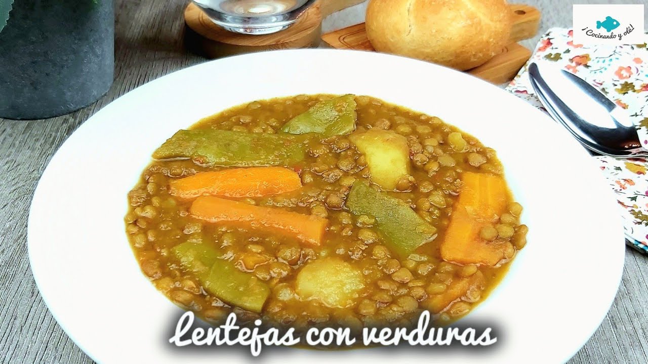 ⭐ LENTEJAS con VERDURAS ⭐ Guiso de LENTEJAS. FÁCIL, FÁCIL Y FÁCIL! #lentejas #lentejasconverduras