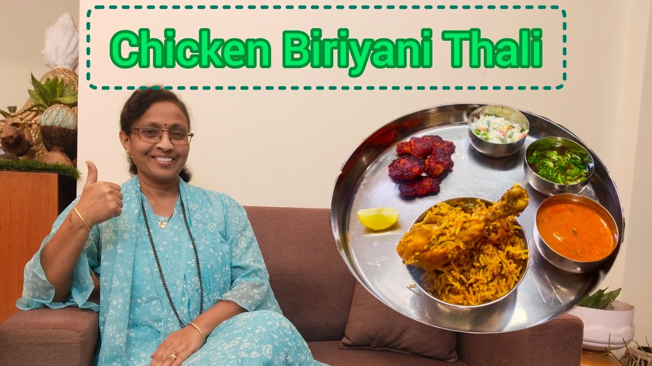Tastyyyyy Chicken Biryani, Chicken Rassa, Chicken Fry😋👌