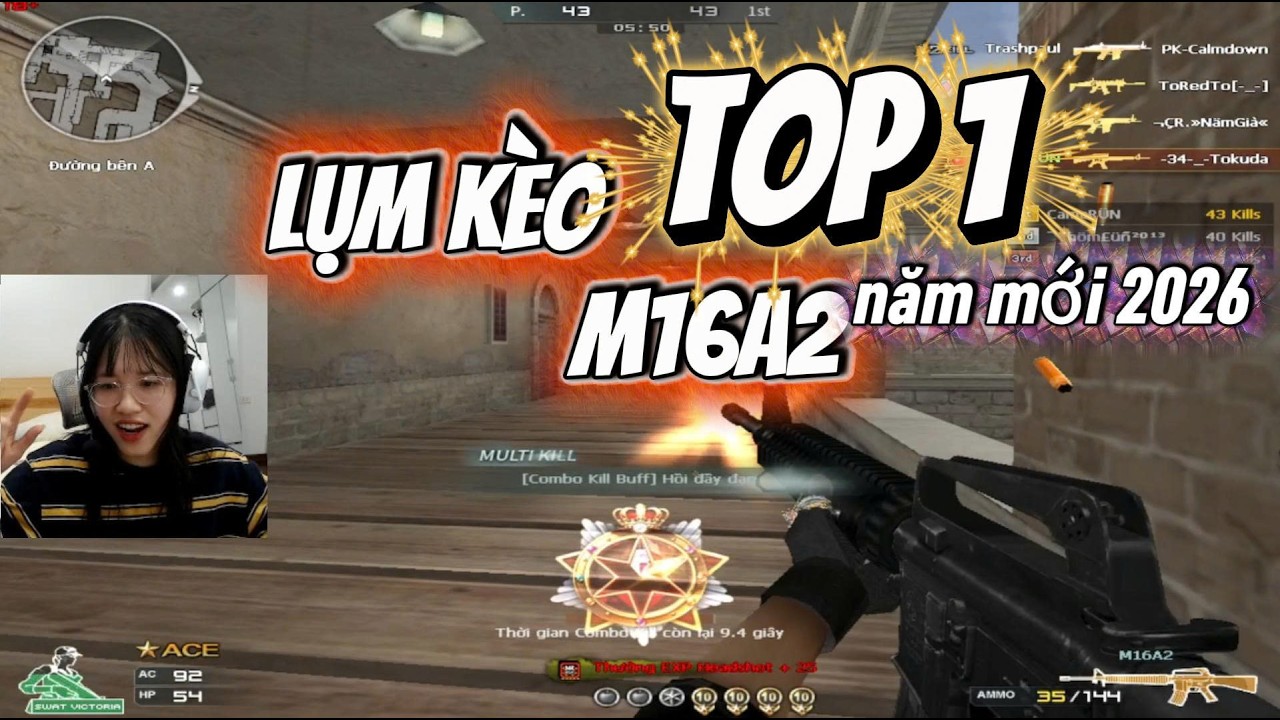 ( Đột kích ) Lụm kèo Top 1 M16A2 năm mới 2026 hẹ hẹ | Lâm Tâm Châm