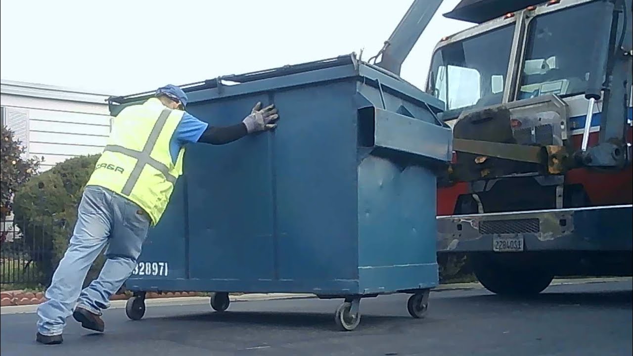 ASMR 2026 First CR&R Front Load Trash Trucker Memo Lake Forest California