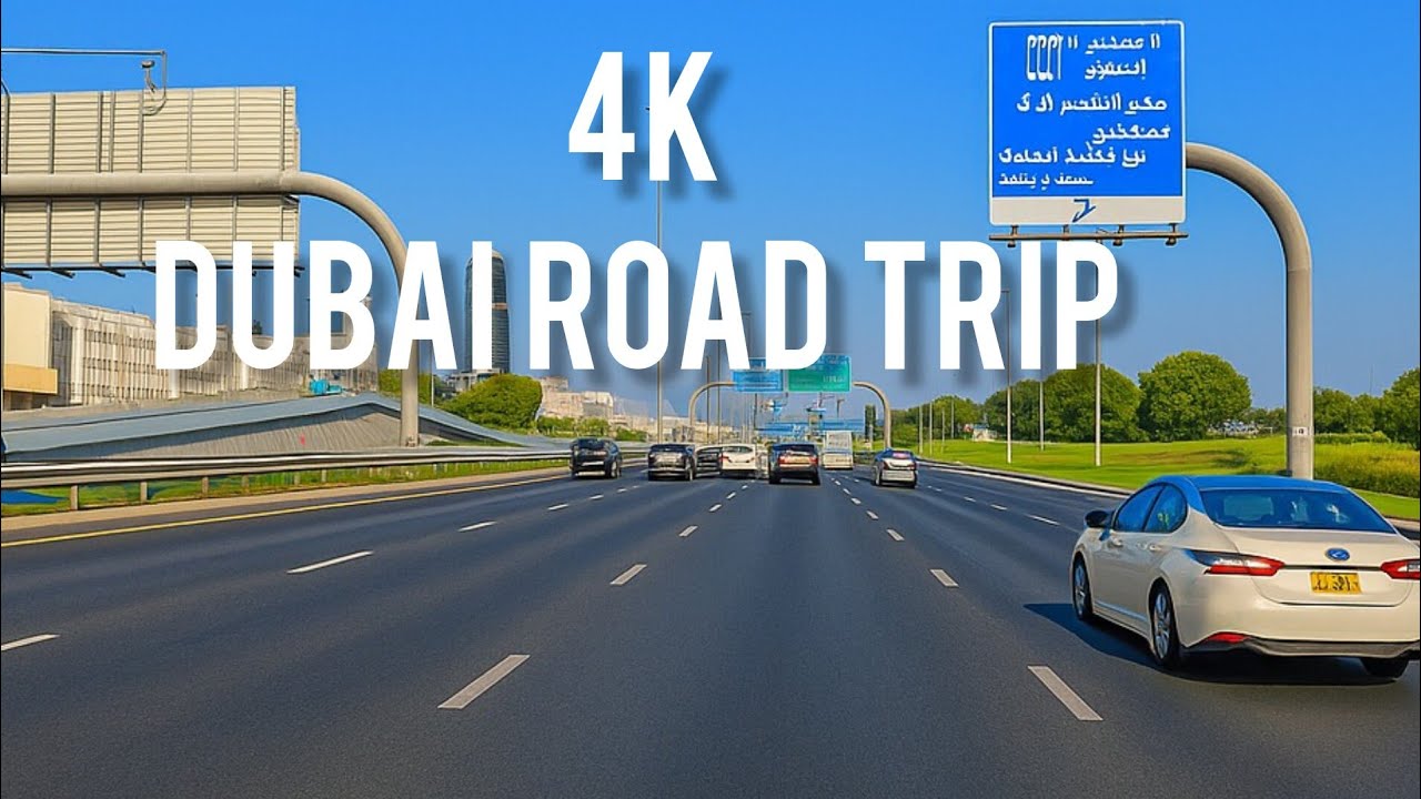 Dubai Driving Tour 4k 🇦🇪 Sheikh Rashid Road ❤️❤️