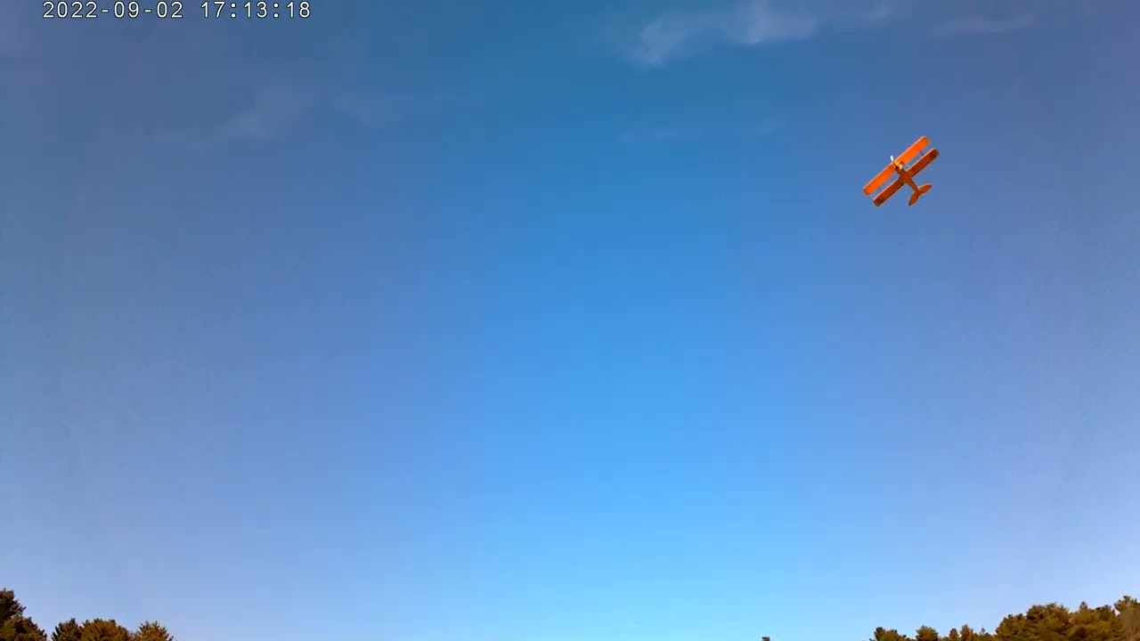 Mini Nitro Tiger Moth second flight