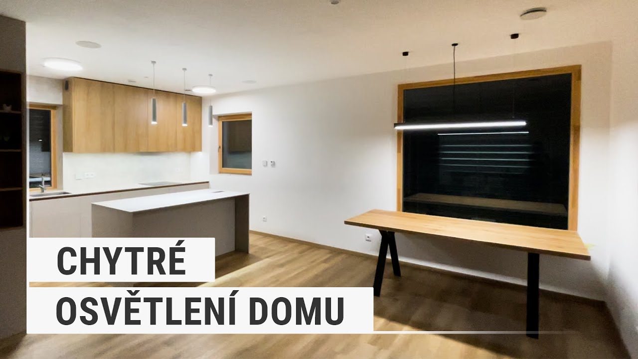 Inteligentní osvětlení kuchyně a obývacího pokoje | Kama Lights | #123 Stavba domu svépomocí