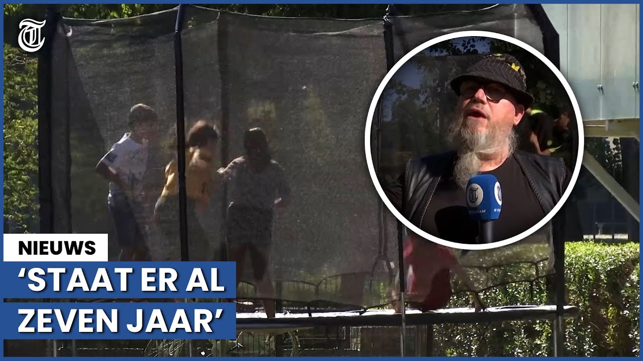 Trampolines weggehaald door politie: ‘Geef kinderen de ruimte’