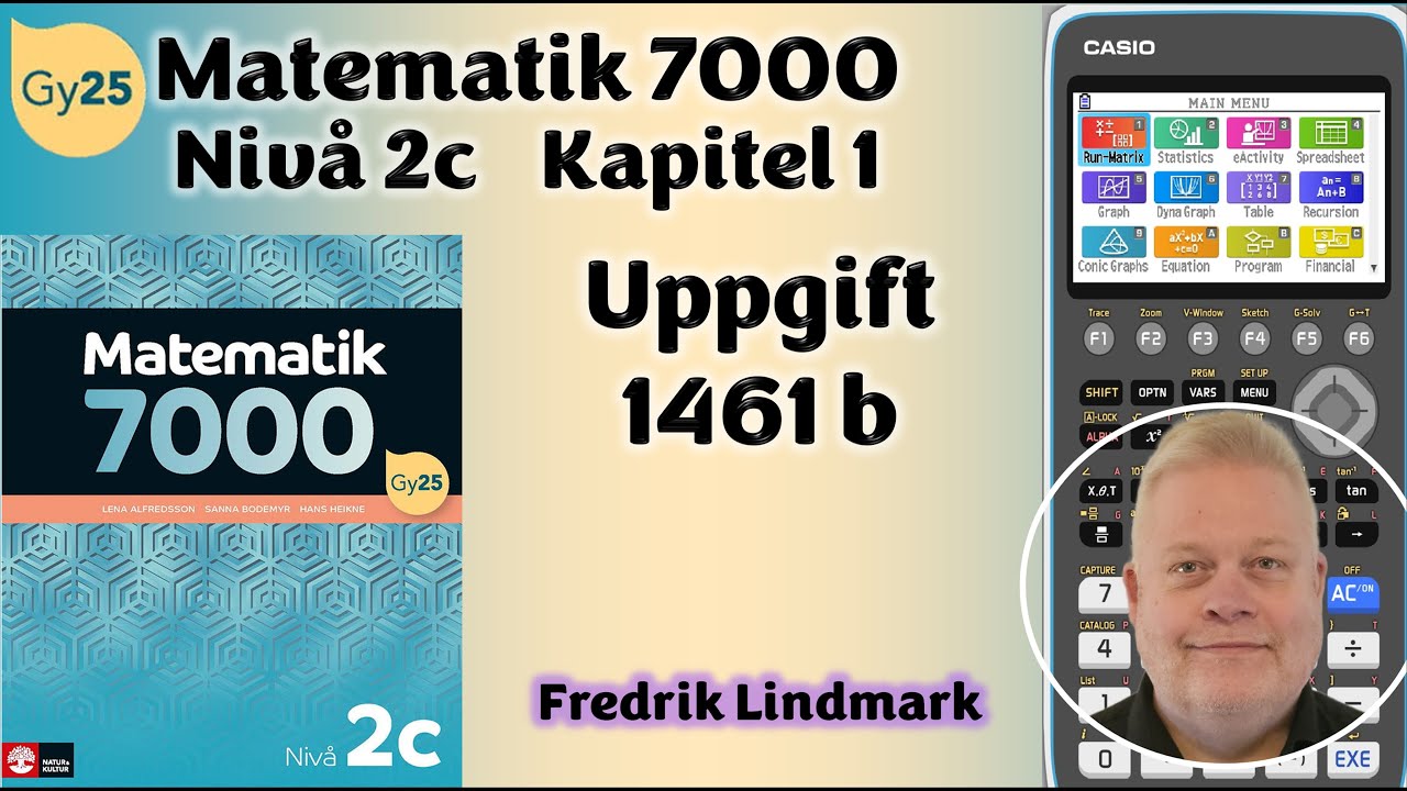 Uppgift 1461 b Matematik nivå 2c Matematik 7000