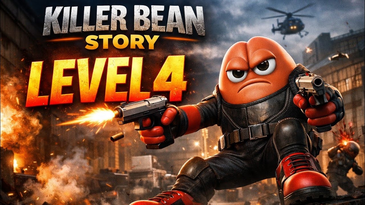 🔥 Killer Bean Story Level 4 – This Mission Is INSANE 😱