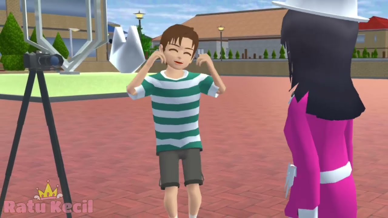 Yuta Mio panik kota sakura kedatangan monster alien jahat #sakuraschoolsimulator #sakura