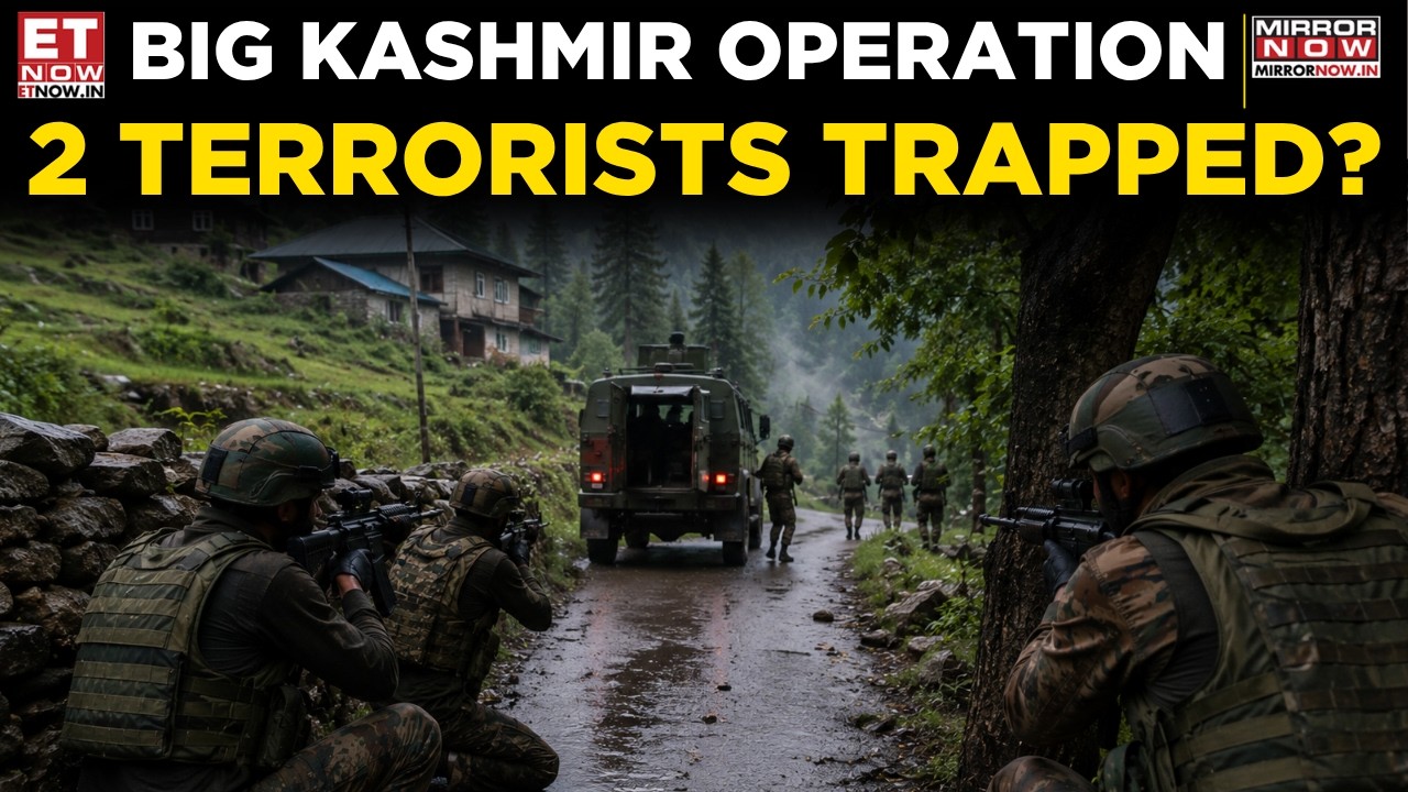 Kashmir Encounter: Massive Anti-Terror Operation Underway | Two Terrorists Trapped | Breaking News