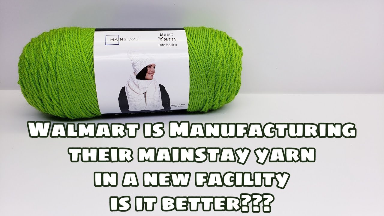 Yarn Review - Walmart has Different Mainstay Yarn - Will it be better? Bag O Day Crochet