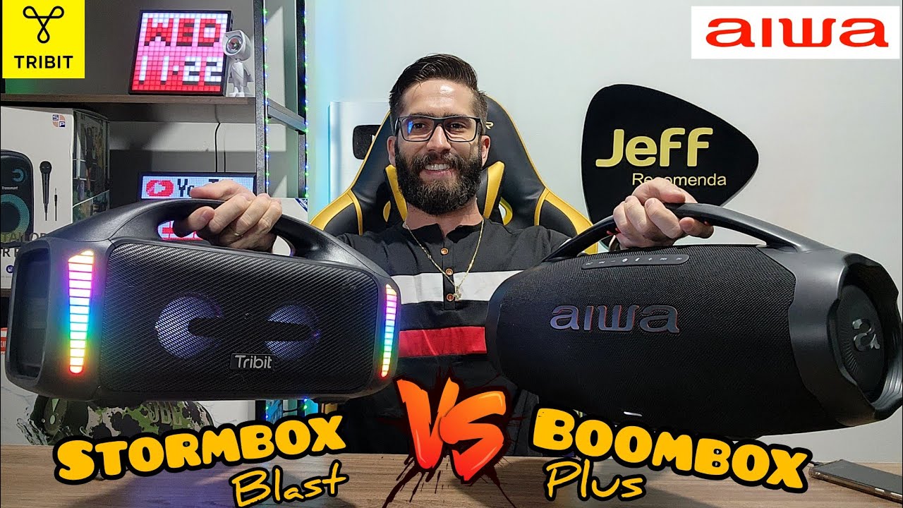 AIWA BOOMBOX PLUS Vs TRIBIT STORMBOX BLAST: O resultado ME SURPREENDEU! Qual a melhor Caixa de som?