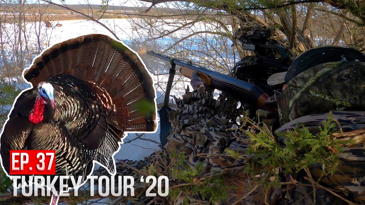 INTENSE Self-Filmed Turkey Hunt! - Iowa Public Land SNOW Gobbler!