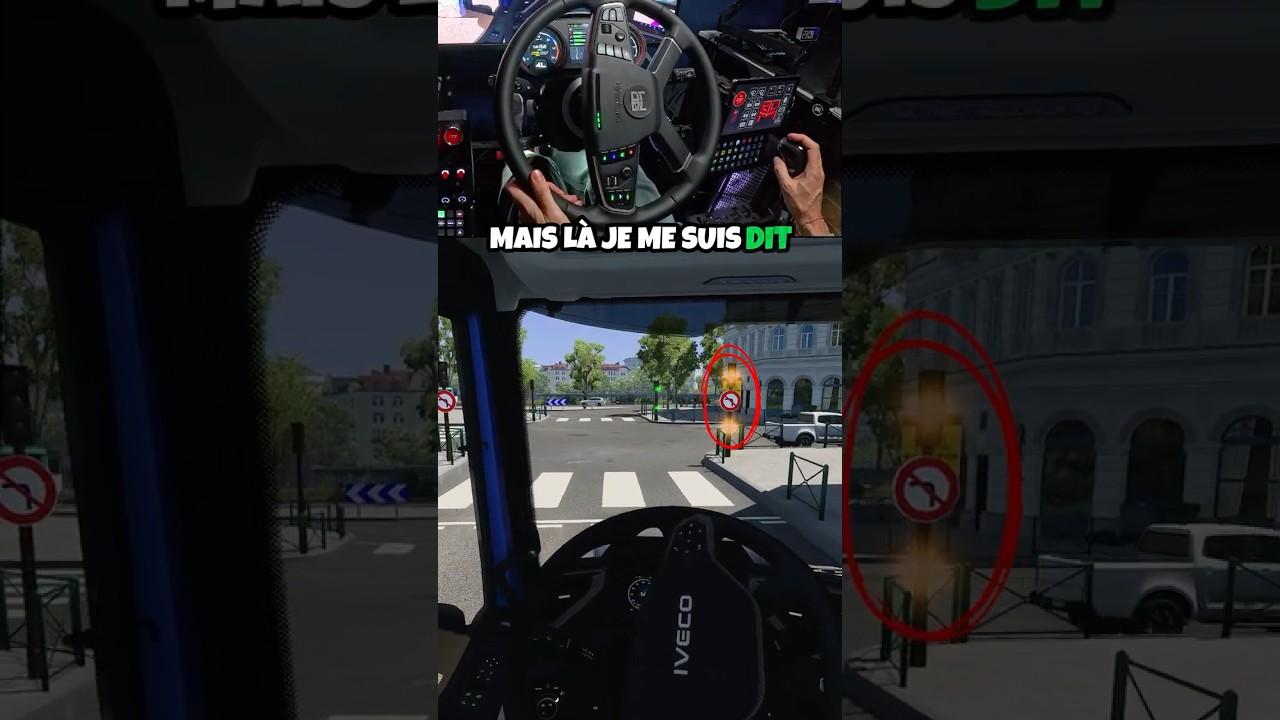 🤬 LA PRIORIT&Eacute; &Agrave; DROITE !! 🤬 #ets2 #eurotrucksimulator2 #shorts