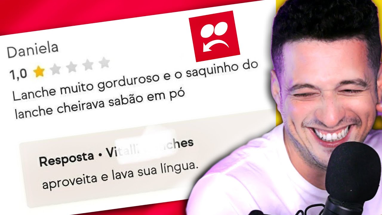 AS AVALIAÇÕES DO IFOOD ESTÃO PASSANDO DOS LIMITES  (xet do ifood - 2021)