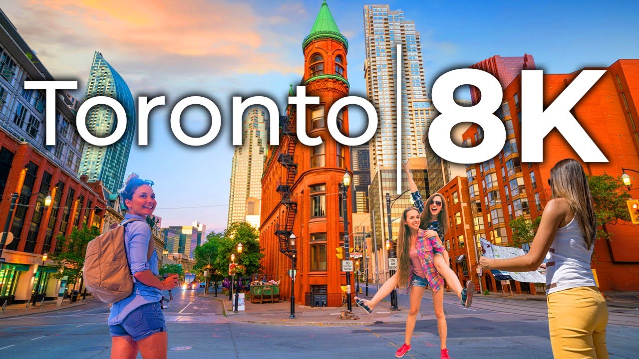 Toronto 🇨🇦 8K - Toronto 8K City Walk, Ontario Canada Tour in 8K UHD [60FPS]