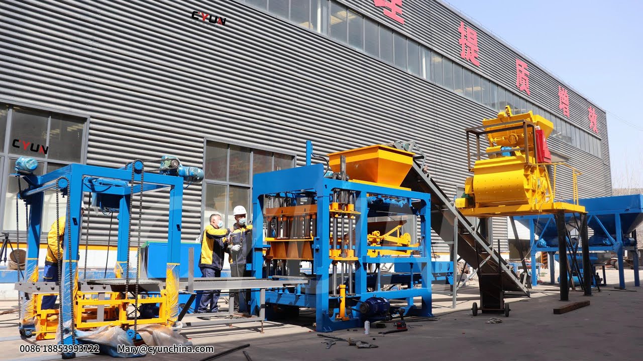 Fully Automatic Block Forming Machine Production Line