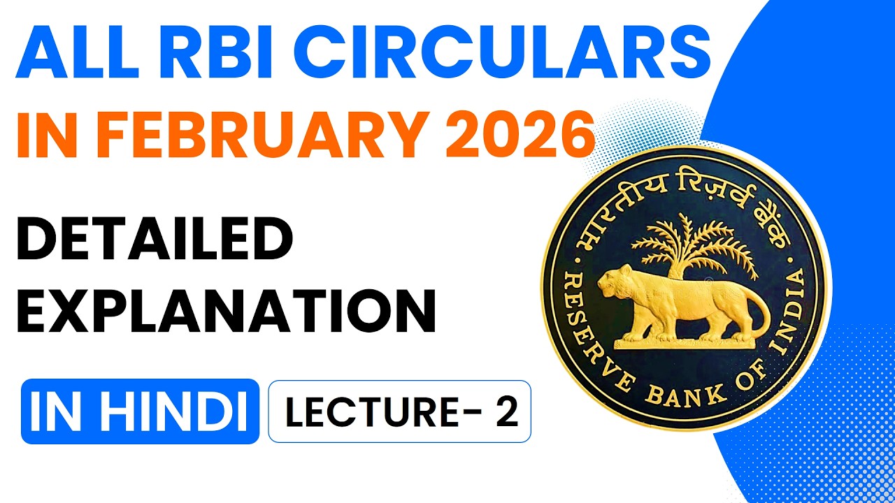 RBI Circulars February 2026 detailed explanation I Lec-2 I Monthly RBI Circulars - February I Hindi