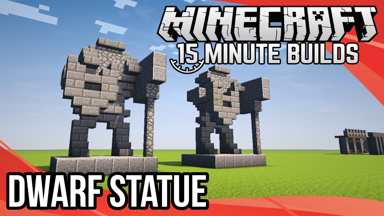 Minecraft 15-Minute Builds: Dwarf Statue