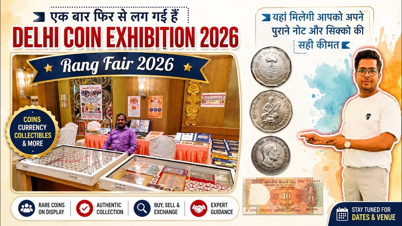 Delhi Coin Exhibition 2026 || Delhi Rang Fair 2026 || Old Note Sell || Old Coin Sell