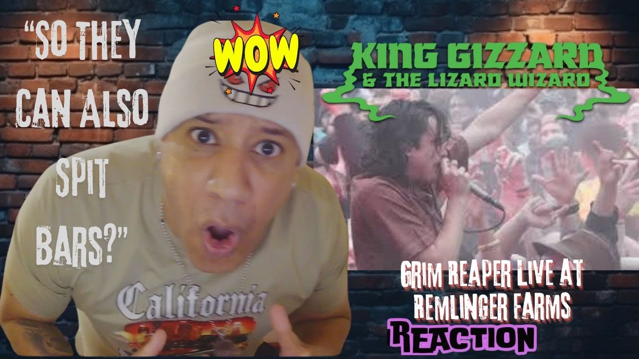 Grim Reaper Live at Remlinger Farms -  King Gizzard and the Lizard Wizard MUSIC REACTION