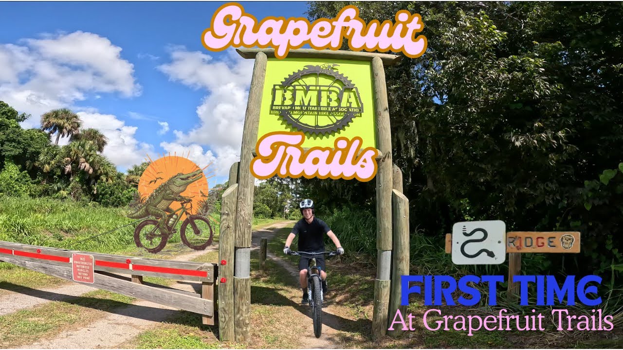 Впервые на трассах Grapefruit Mountain Bike Trails!!! Трейлы Grapefruit, Палм-Бэй, Флорида — Turb...