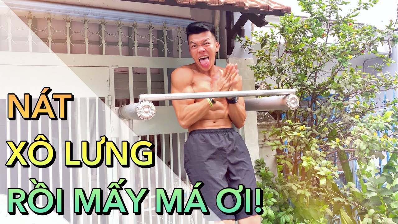 10p HIIT Tập CĂNG NÉT XÔ LƯNG với kéo xà - Cách Lấy Lại ĐỘNG LỰC tập luyện khi NGHỈ TẬP quá lâu.
