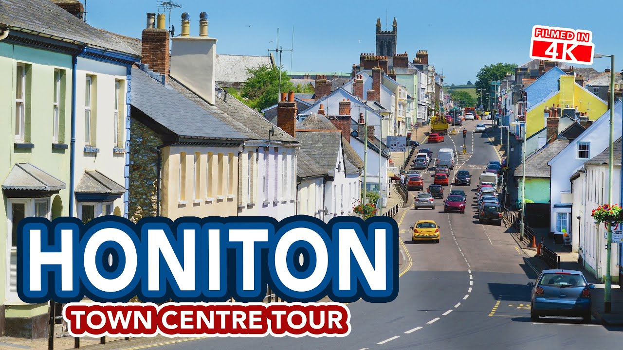 HONITON - Walking Tour of Honiton, Devon, England