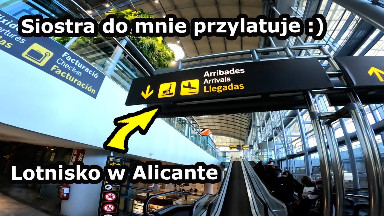 Lotnisko w Alicante - dojazd tramwajem i autobusem z El Campello *Siostra do mnie przylatuje ;)