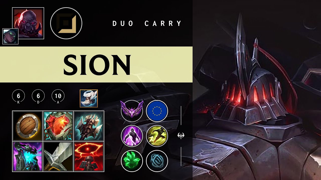 Sion Carry vs Jhin - EUW Master Patch 26.02